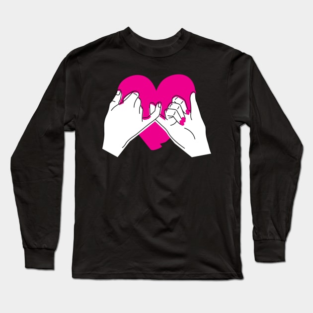 Pinky Swear Long Sleeve T-Shirt by Aldebaran